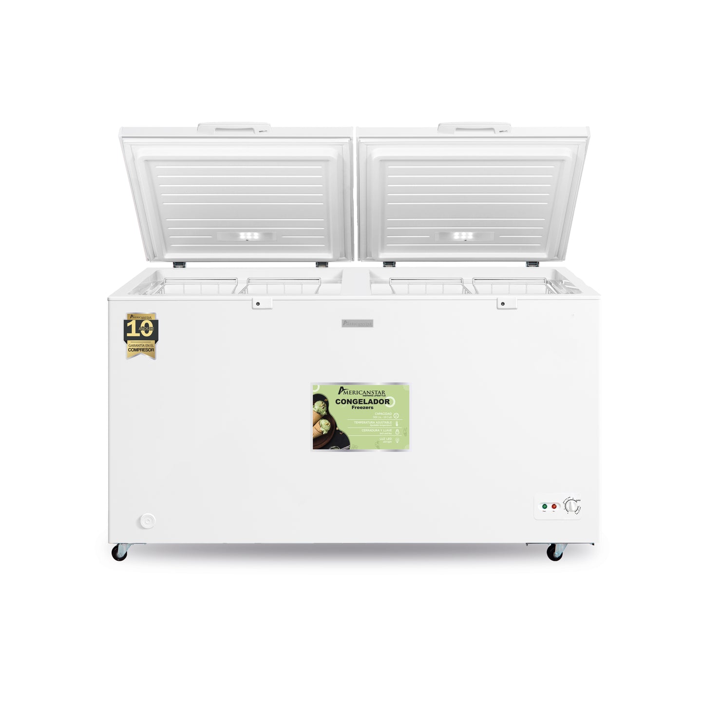 Congelador Horizontal de 508L Modelo: AS-677CN