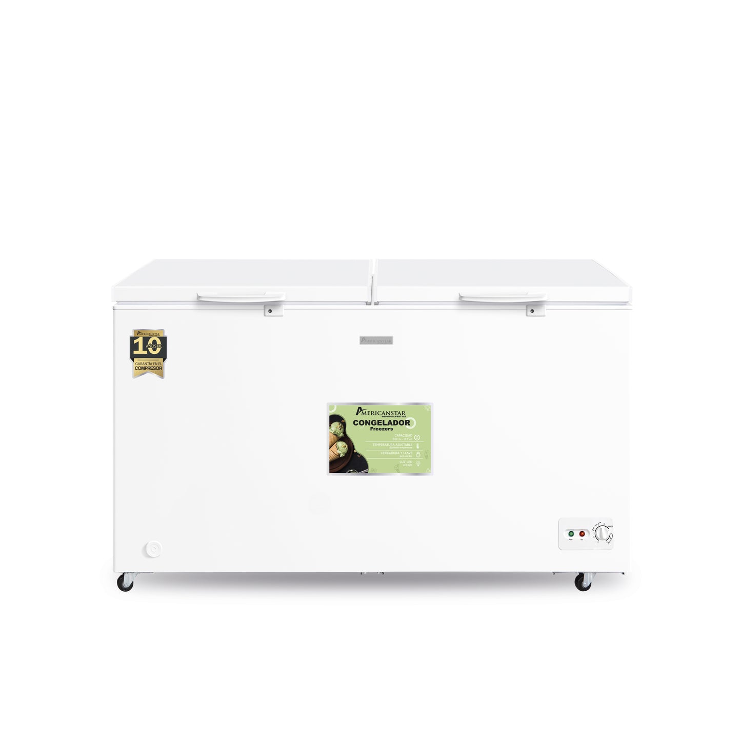 Congelador Horizontal de 508L Modelo: AS-677CN