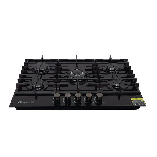 Cocina Encimera a Gas, 5 Quemadores, AG805G