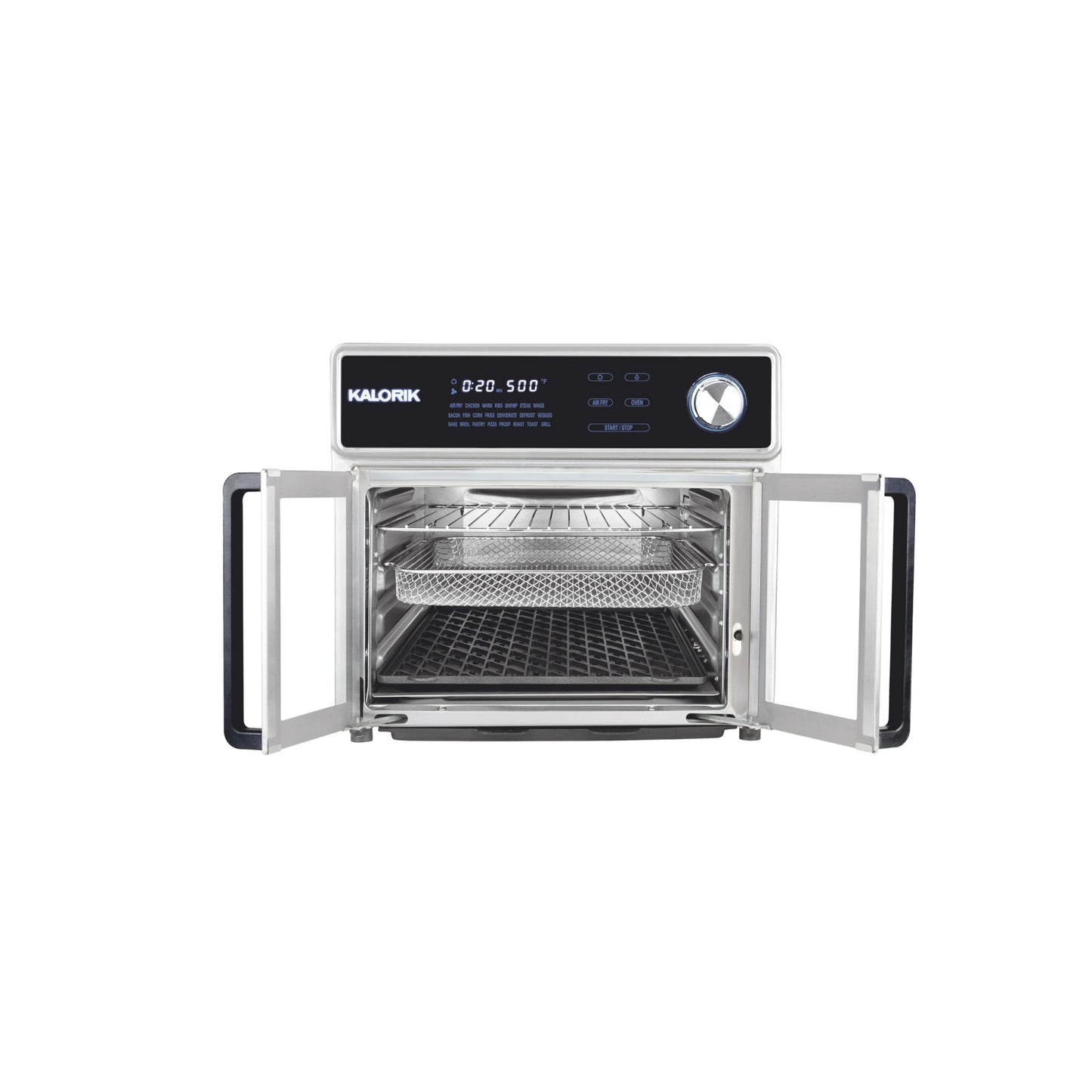 Kalorik MAXX® Horno freidora de aire digital con tecnología Sear sin humo